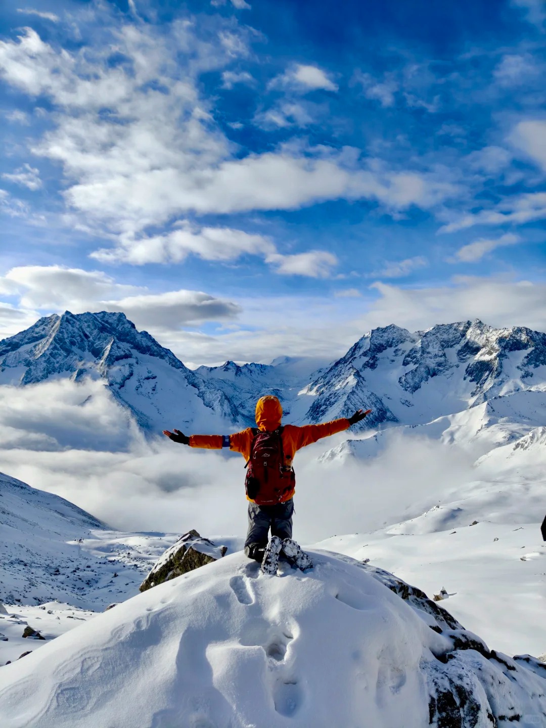 感谢神山接纳⛰️｜人生的第一座雪山达成 1 自由的🐮🐴 来自小红书网页版